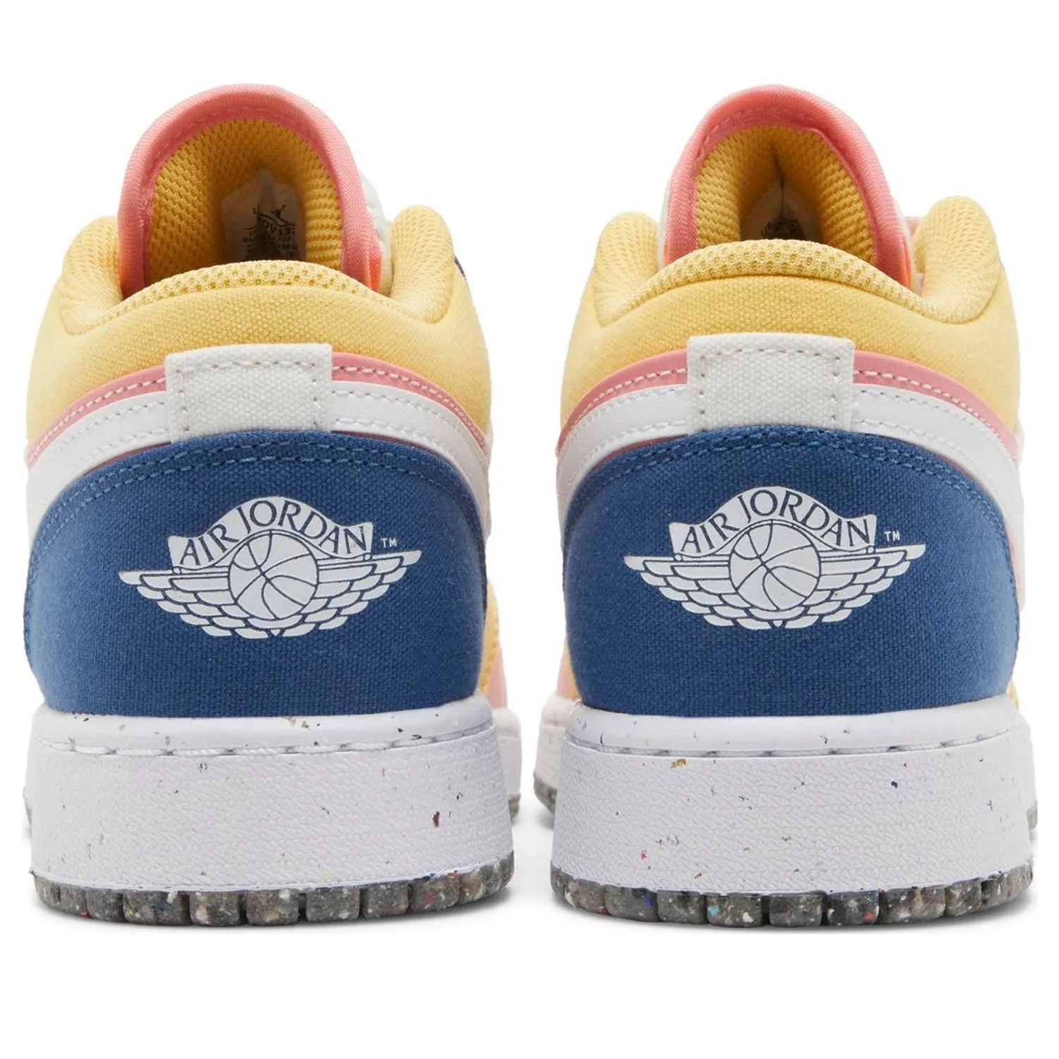 Air Jordan 1 Low SE GS 'Multi-Color Canvas', White