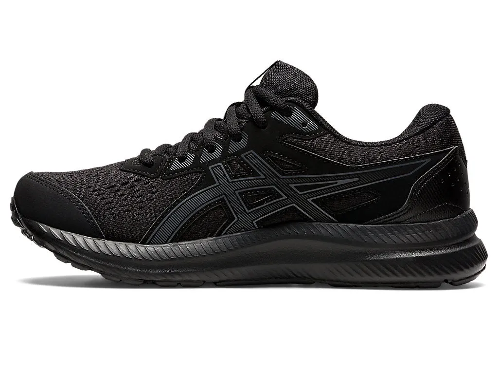 Asics Gel-Contend 8 - Womens - Black/Carrier Grey