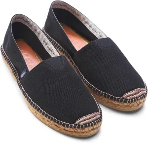 Barceloneta Espadrilles VISCATA Loafers, Black Canvas