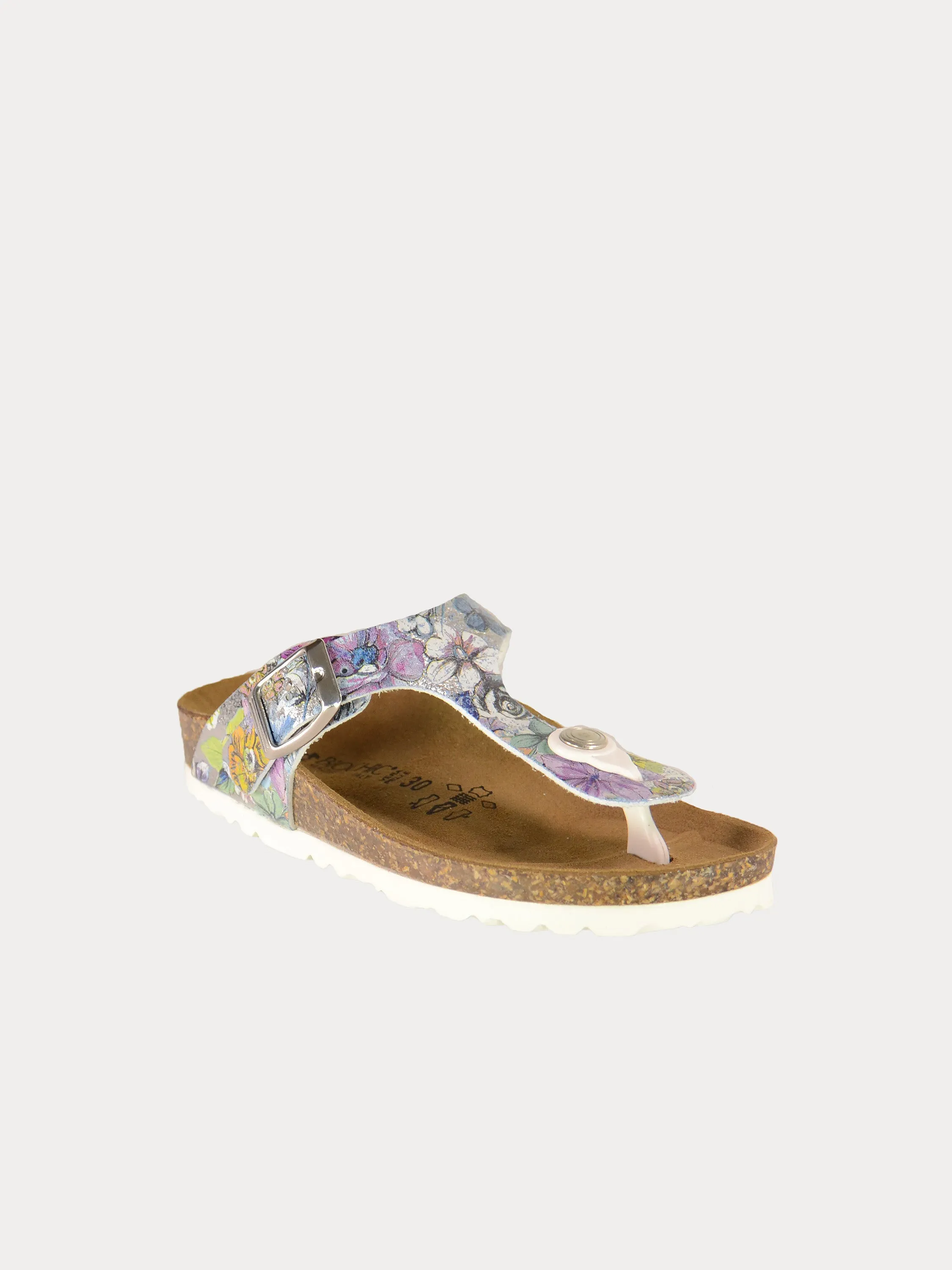 Biochic Girls Floral Toe Flat Sandals