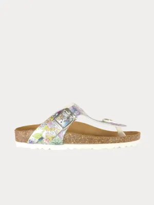 Biochic Girls Floral Toe Flat Sandals