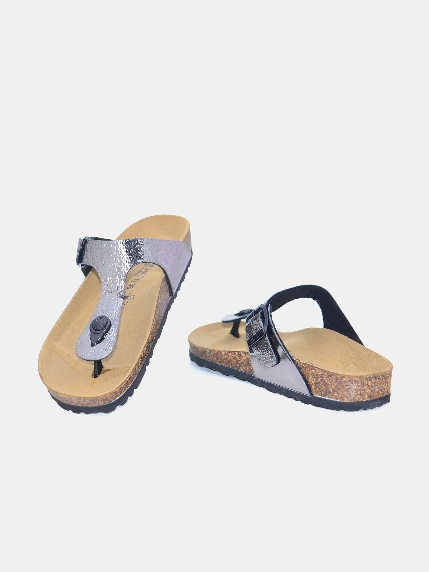 Biochic Women's Gizeh Laminated Upper Sandals