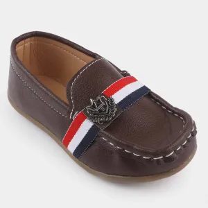 Boys Loafers R-209-BROWN