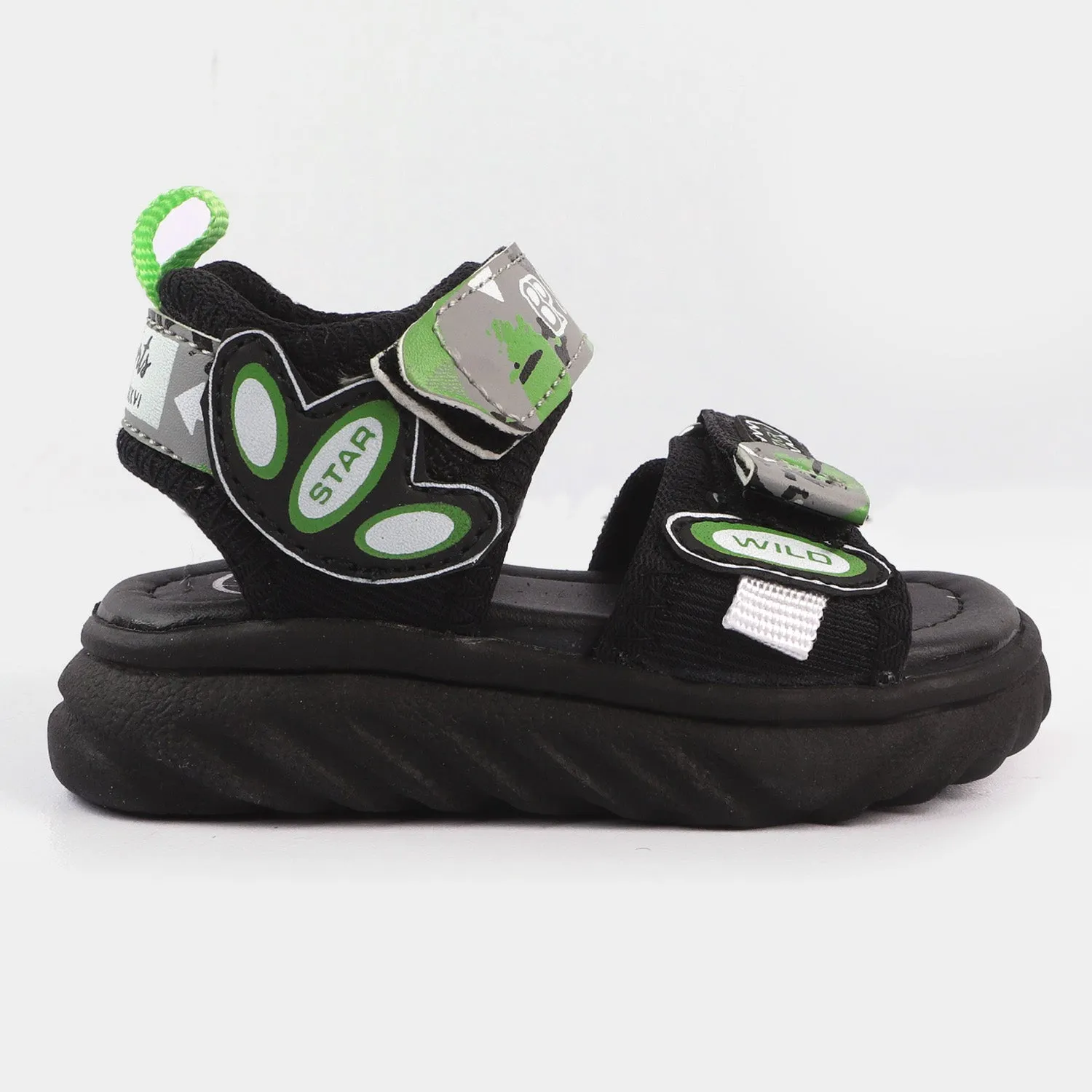 Boys Sandal 2556-10A-BLACK