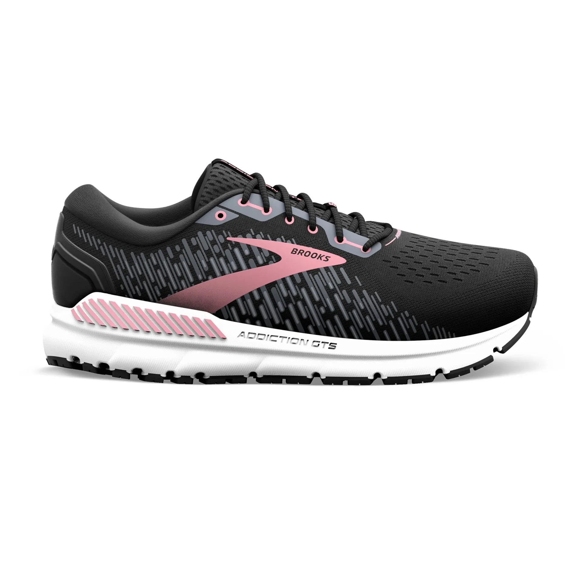 BROOKS WOMEN'S ADDICTION 15 - BLACK/EBONY/MAUVEWOOD