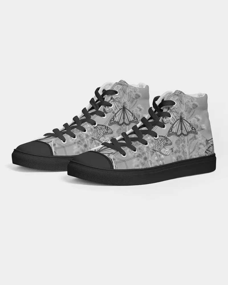 Butterfly Dreams Women's Hightop Canvas Shoe 