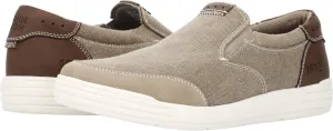 City Walk Canvas Moc Toe Slip-On Nunn Bush Loafers, Stone