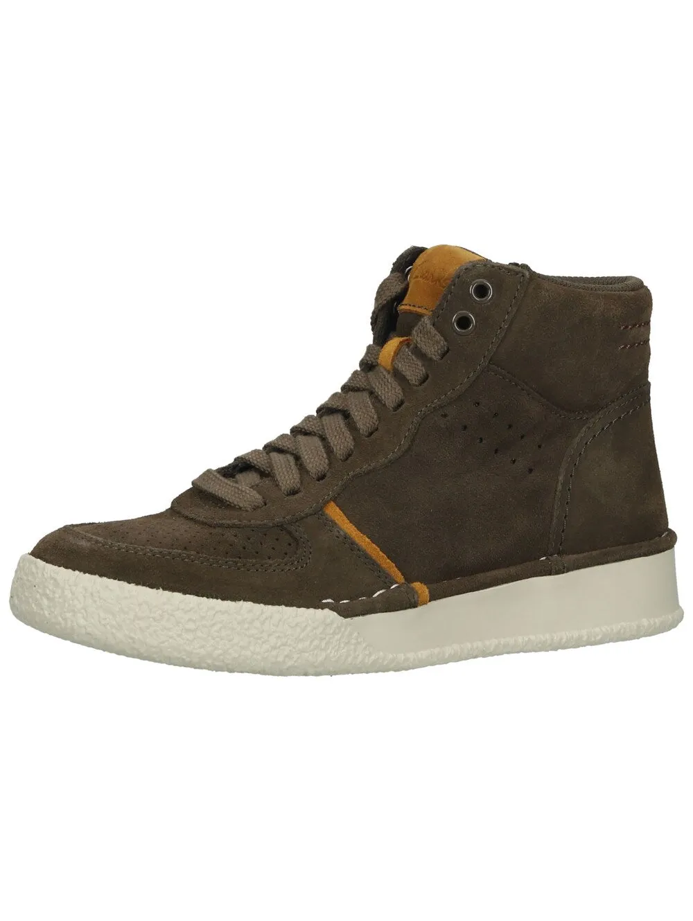 Clarks high top sneakers, olive