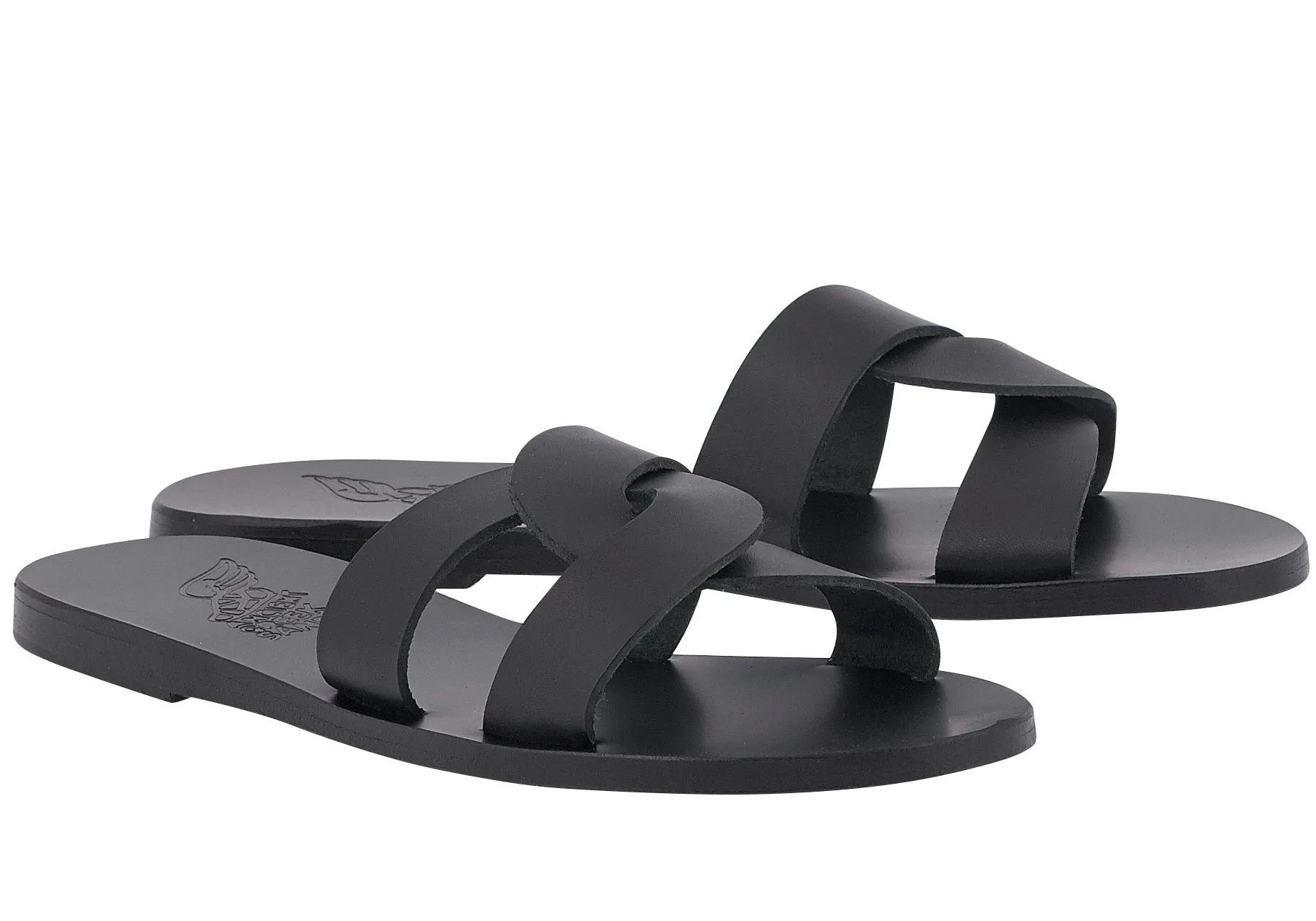 Desmos Leather Slide Sandals