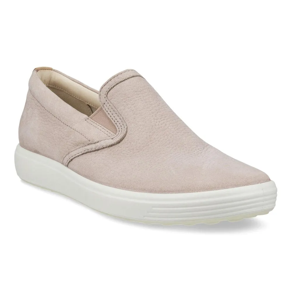 Ecco Women's Soft 7 Slip-On - Grey Rose