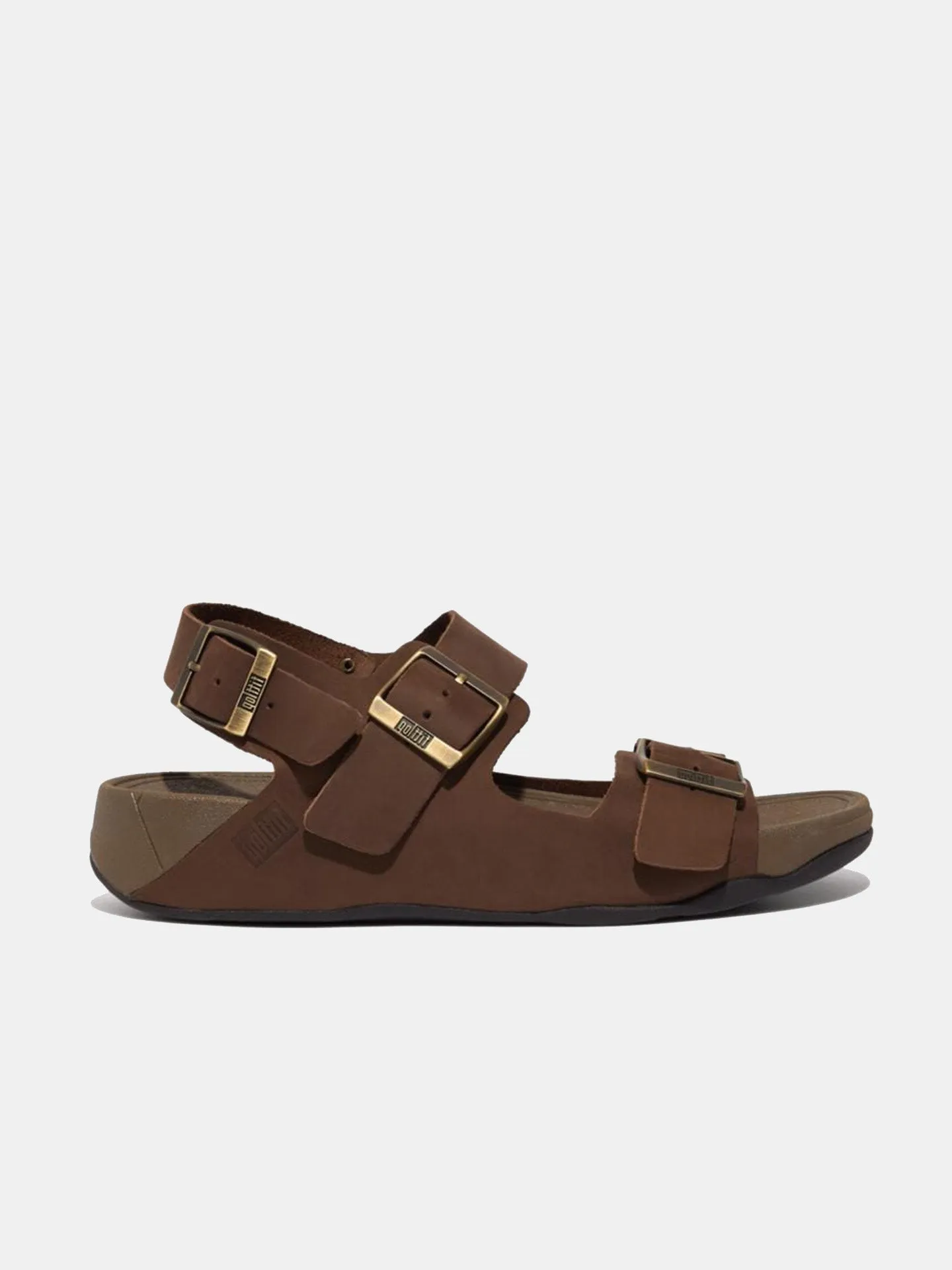 Fitflop Men's Gogh Moc Buckle Nubuck Sandals