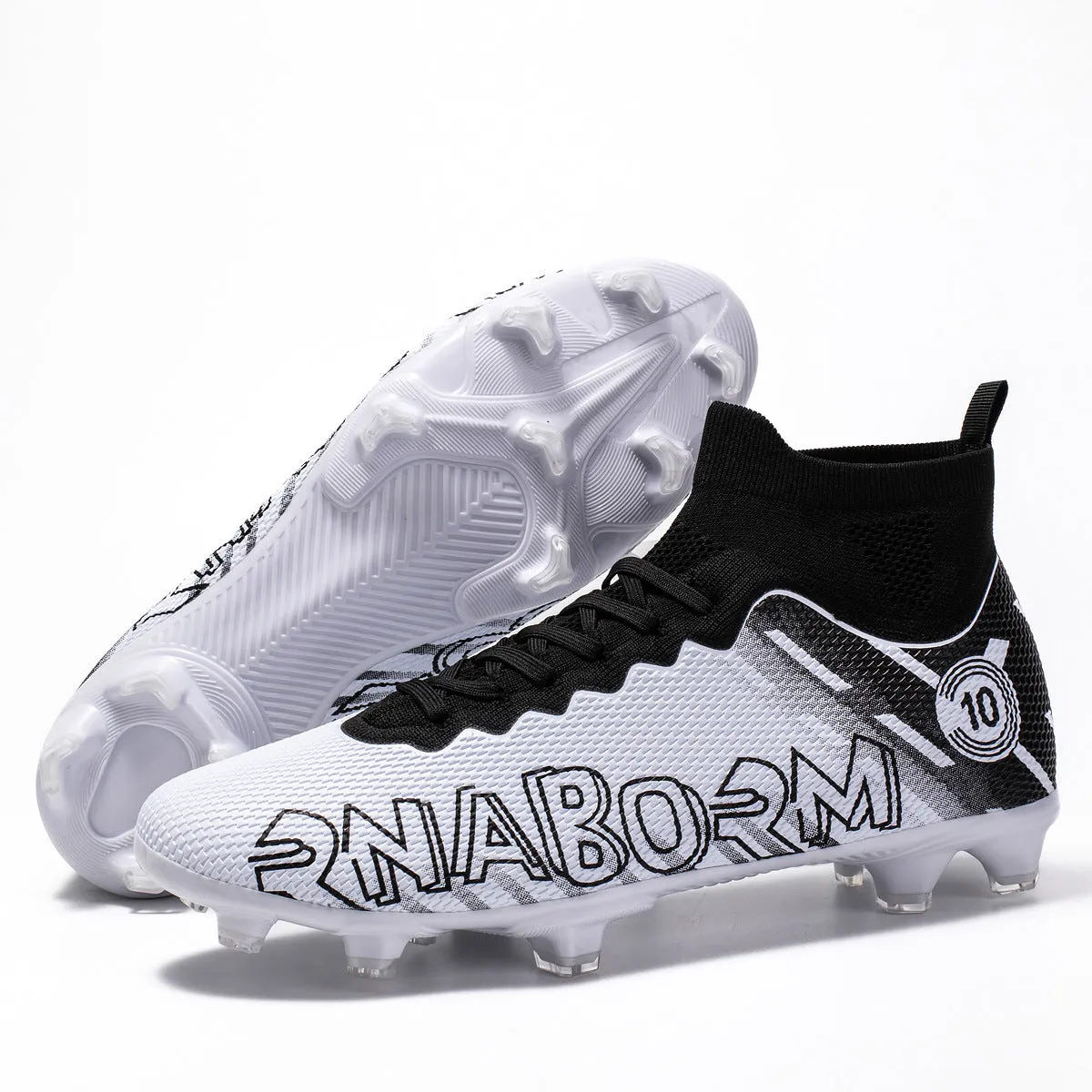 High-Top Soccer Cleats for Boys, Quality Training