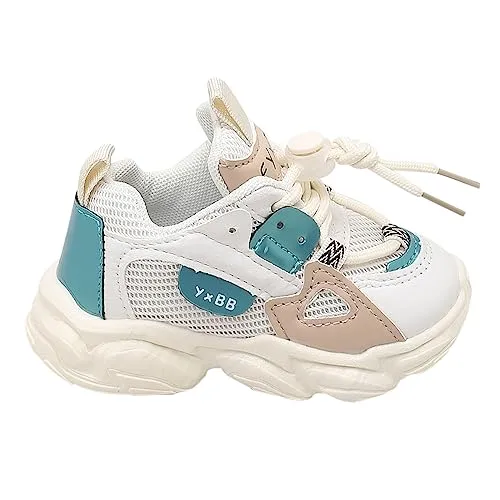 Hopscotch Girls Mesh Solid Athletic Shoes in White Color, UK:10.5 (ZSX-4411176)