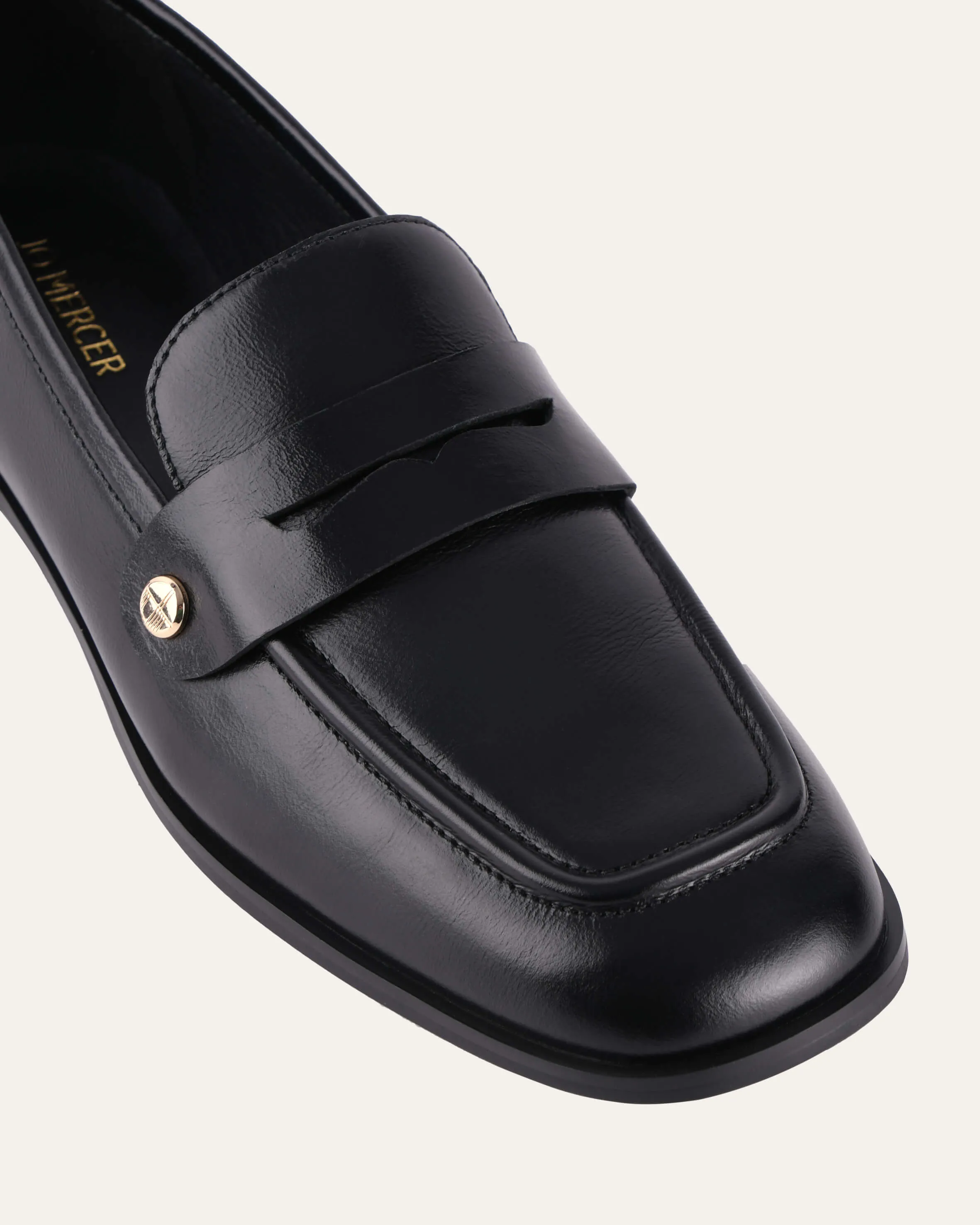 IZZY LOAFERS BLACK LEATHER