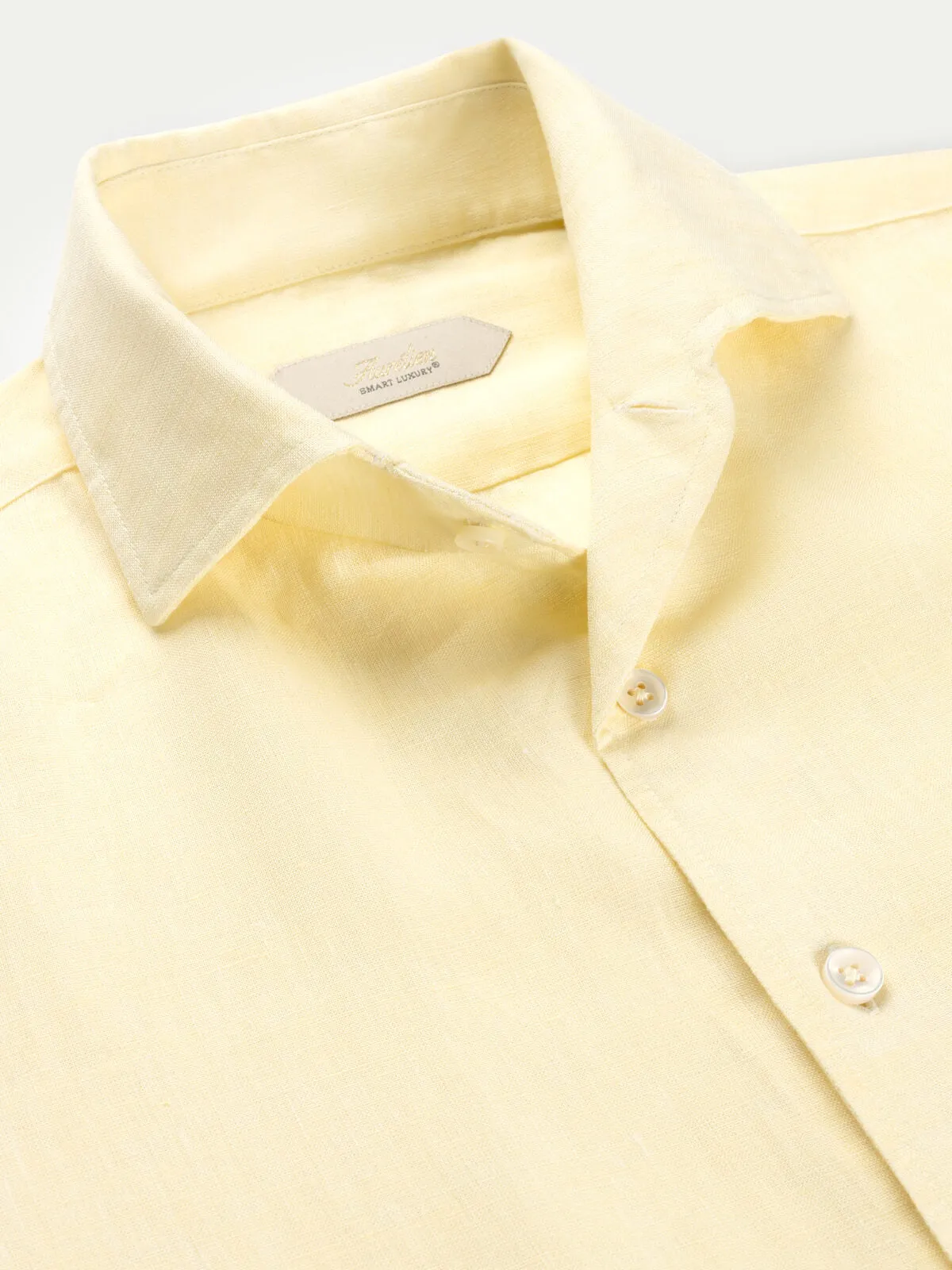 Light Yellow Linen Seaside Shirt