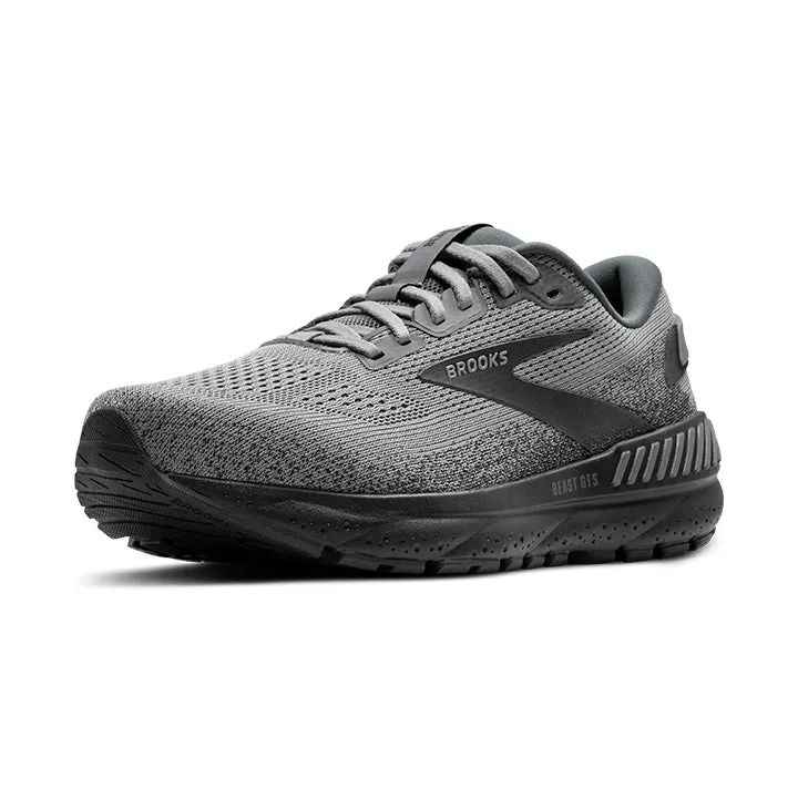 MEN'S BROOKS BEAST GTS 24 WIDE 1104252E069  COLOR:   Primer Grey/Ebony