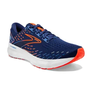 Men's Brooks Glycerin 20 Color:  Blue Depths/Palace Blue/Orange