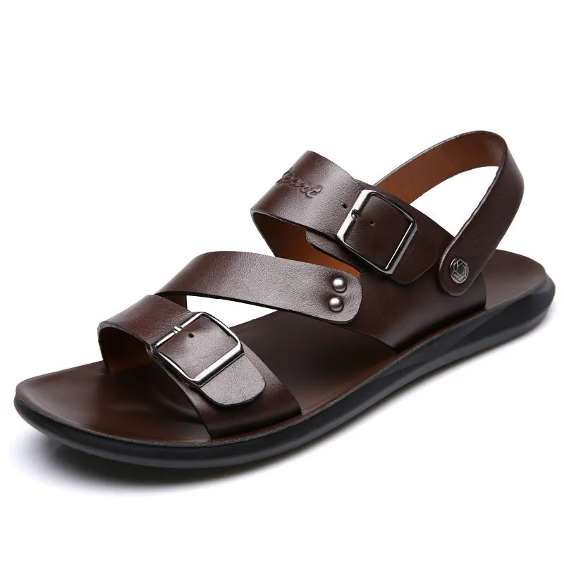 Men's leather sandals