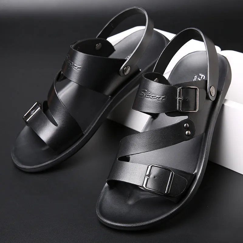 Men's leather sandals