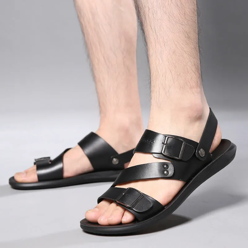 Men's leather sandals