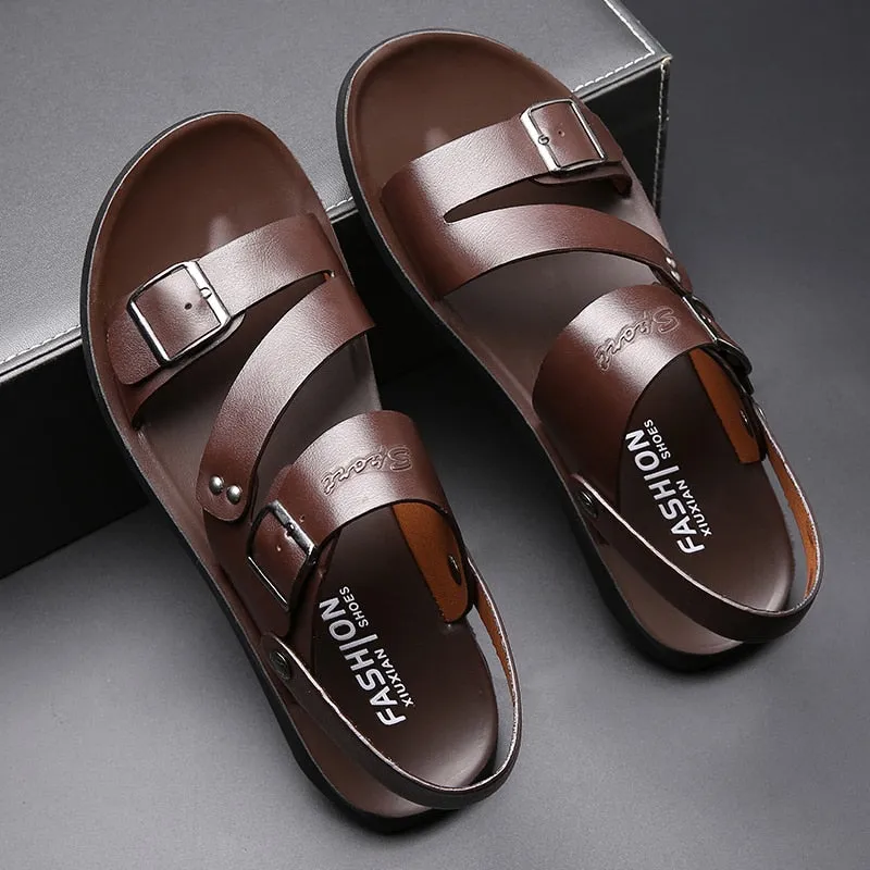 Men's leather sandals