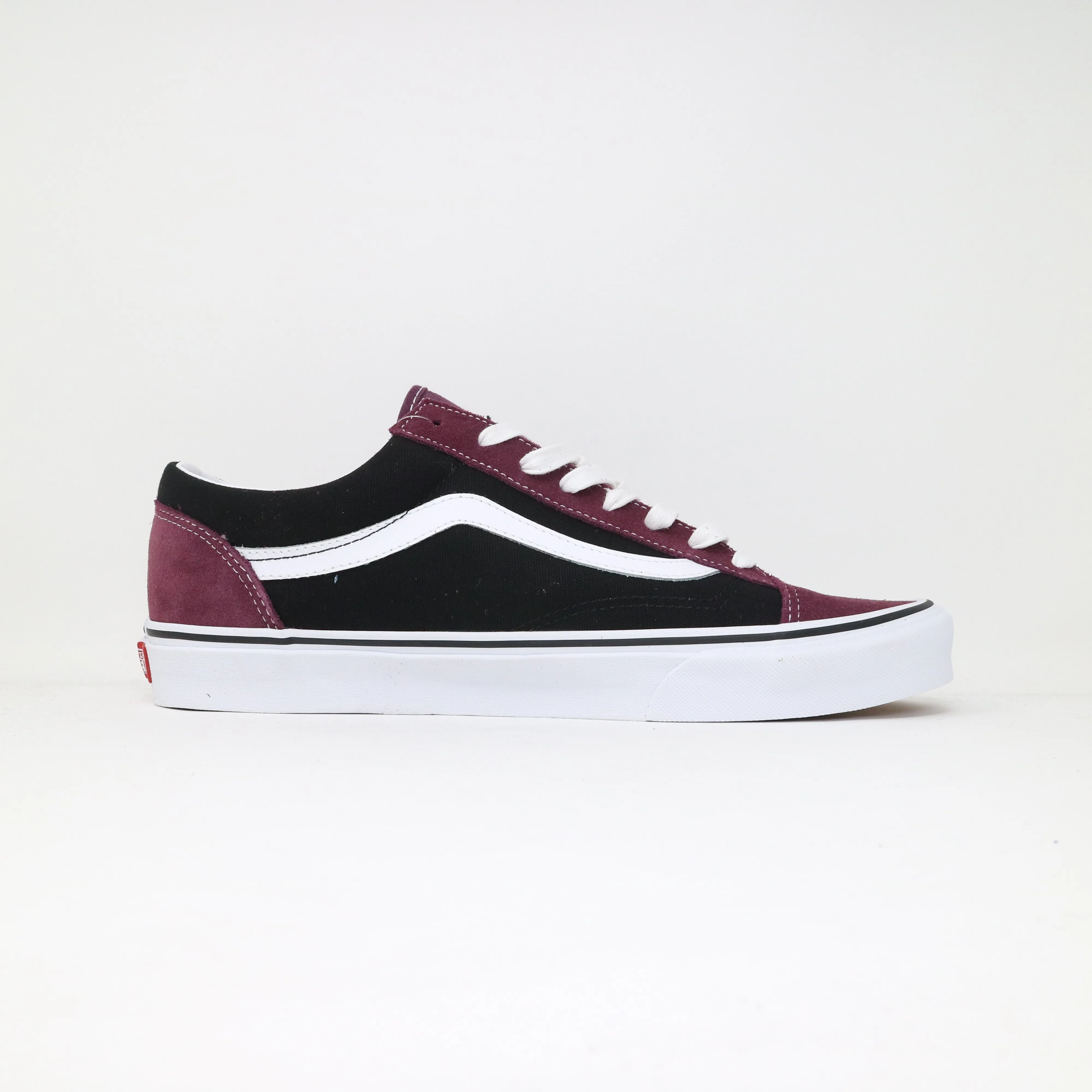 Men's Vans Retro Style 36 Maroon Black Trainers