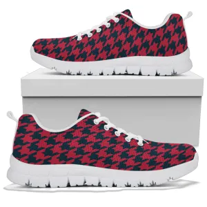 Mesh Sneakers_Blue on Red_H_HT Pattern