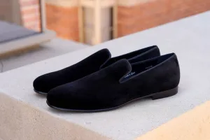 Mezlan Velvet Formal Loafer Black