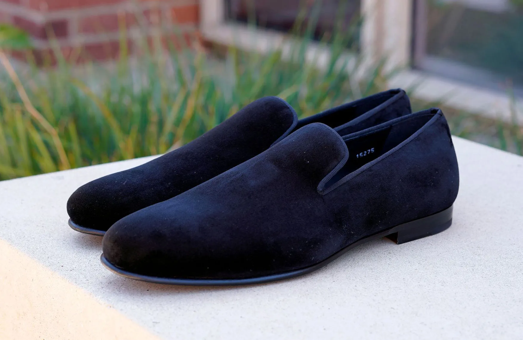 Mezlan Velvet Formal Loafer Black