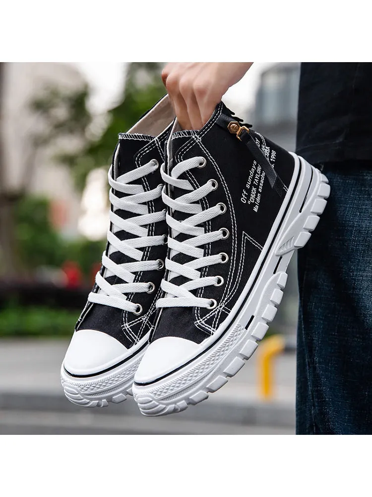 New High Top Breathable Canvas All-Matched Shoes