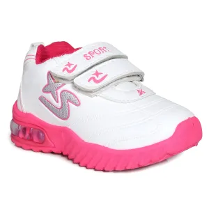 Redburg Pink Kids LED Light Up Shoes, LED Sneakers, Outdoor, Sports, Running Shoes