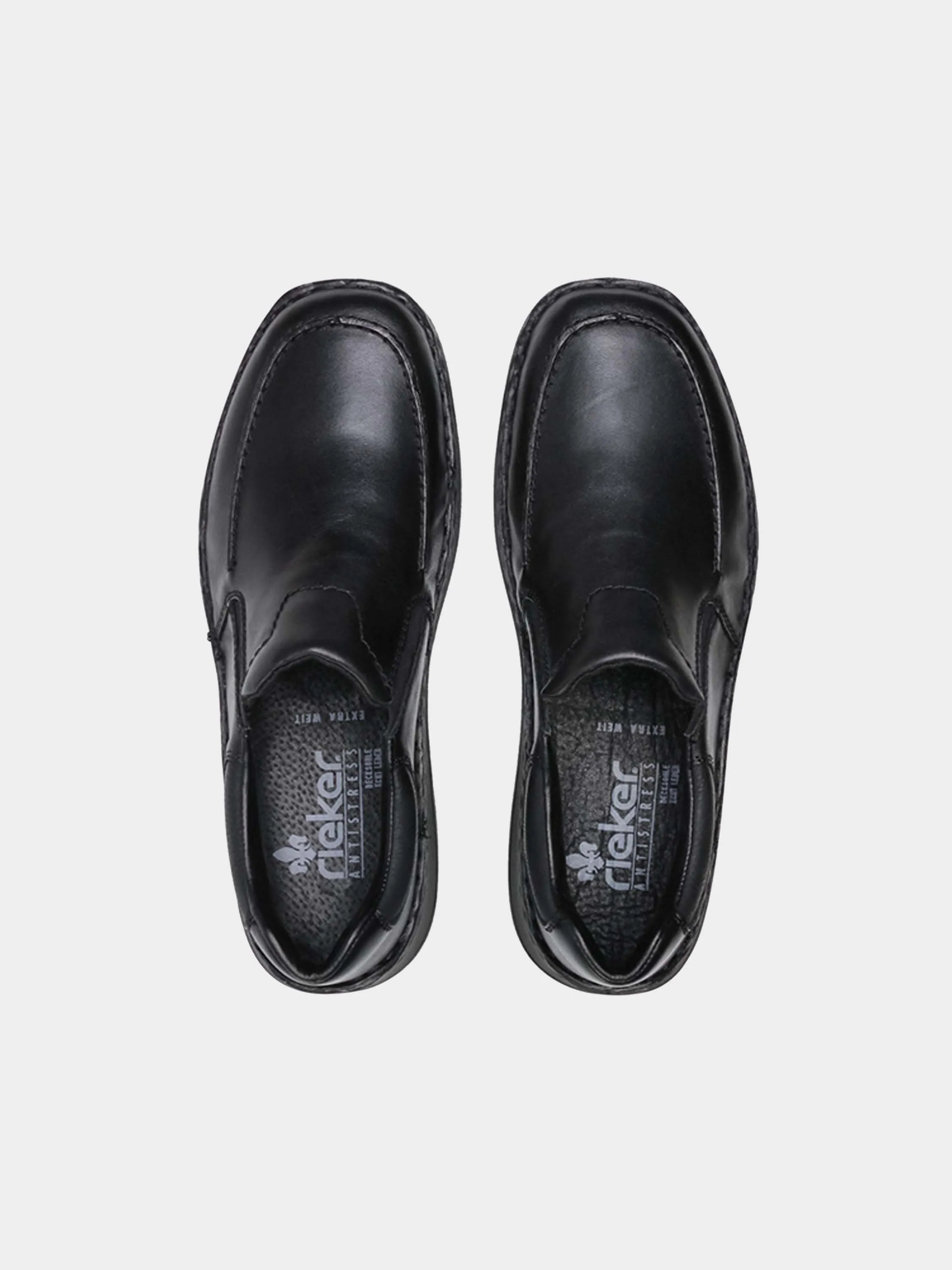 Rieker 03064 Men's Slip On Leather Shoes