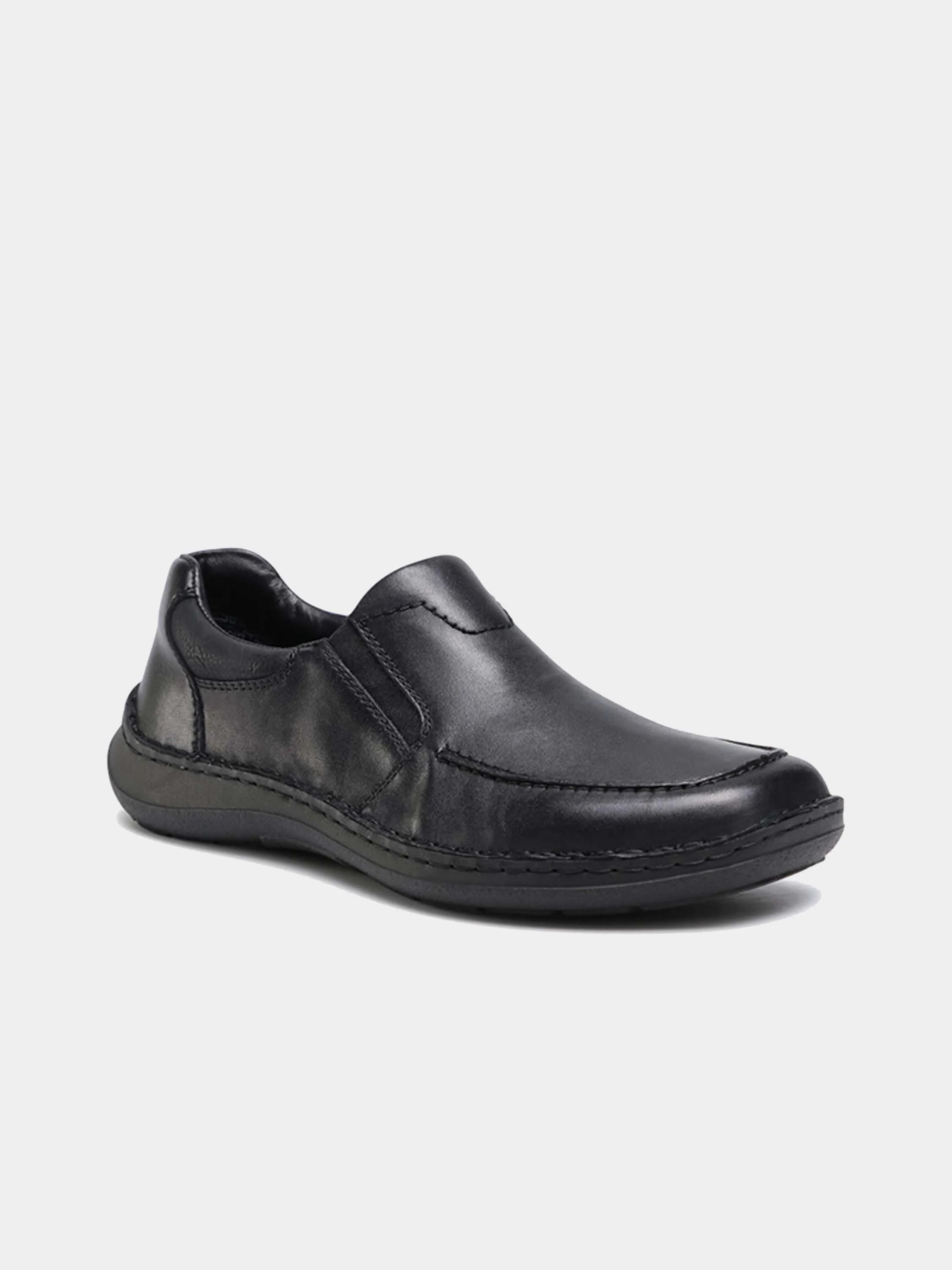 Rieker 03064 Men's Slip On Leather Shoes