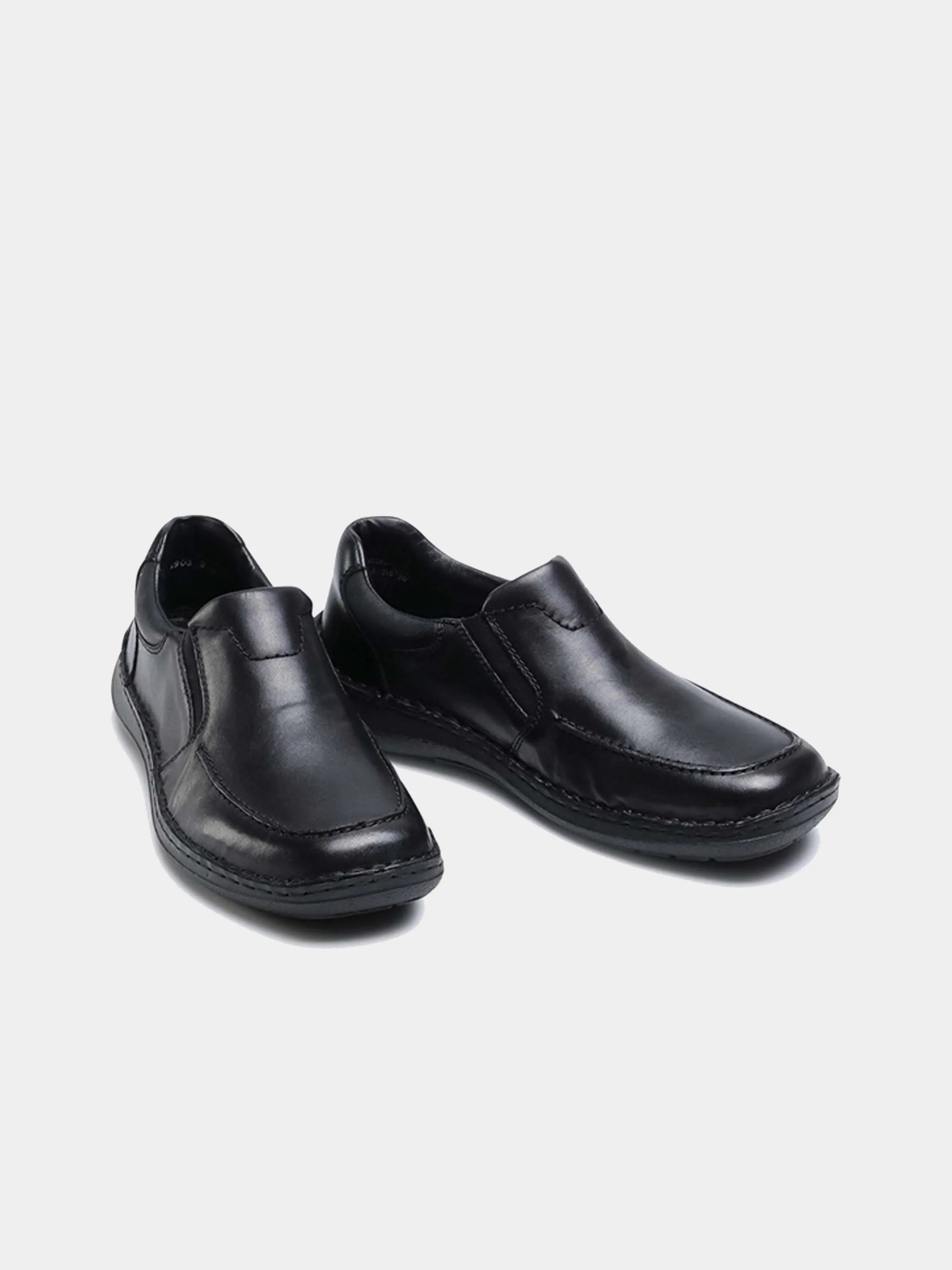 Rieker 03064 Men's Slip On Leather Shoes