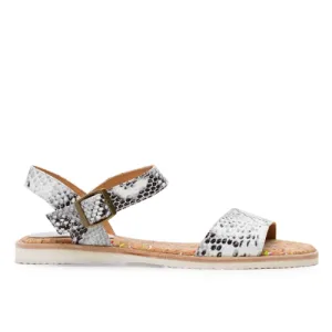 Rollie Sandal - Grey Snake