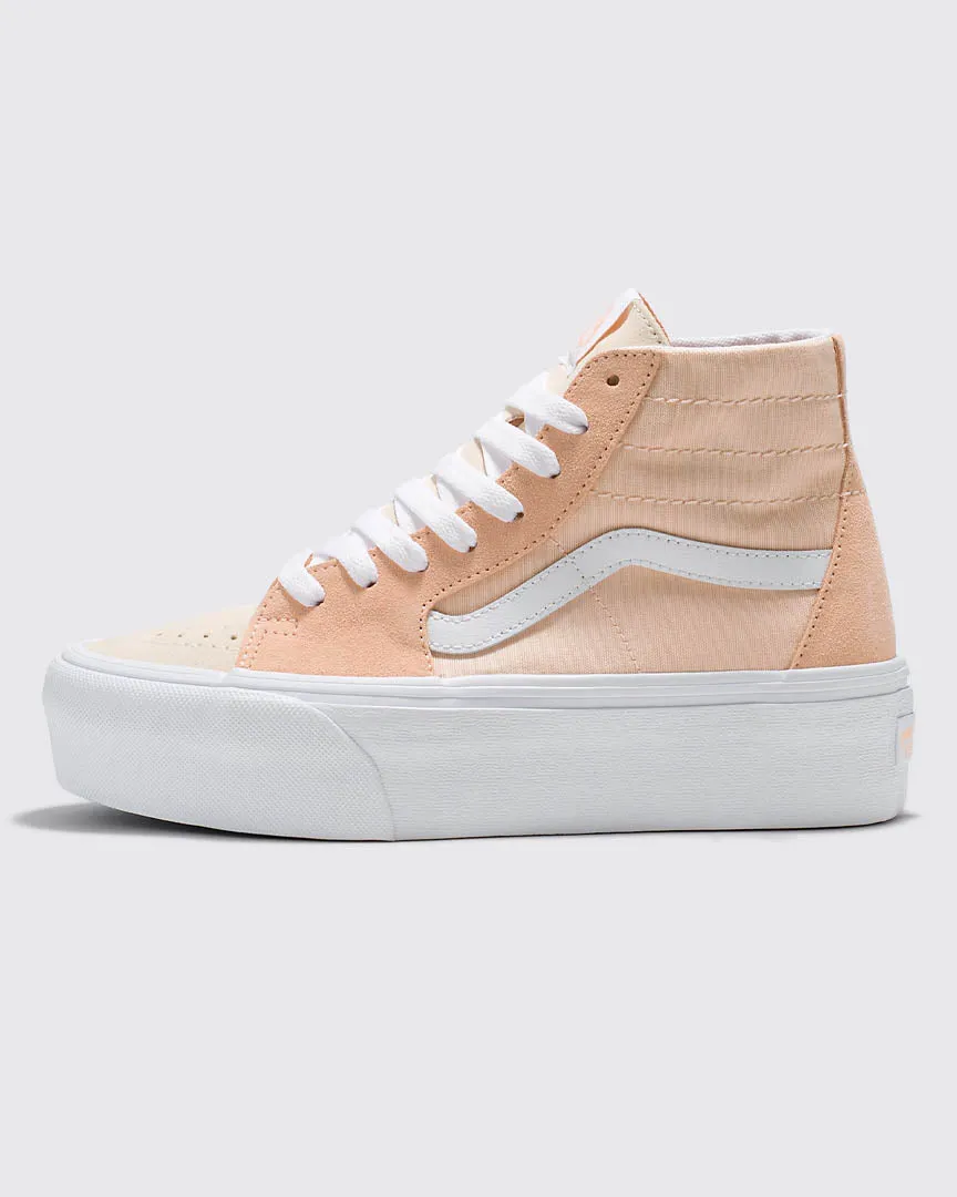 Sk8-Hi Tapered Stackform Shoes - Color Block Peach