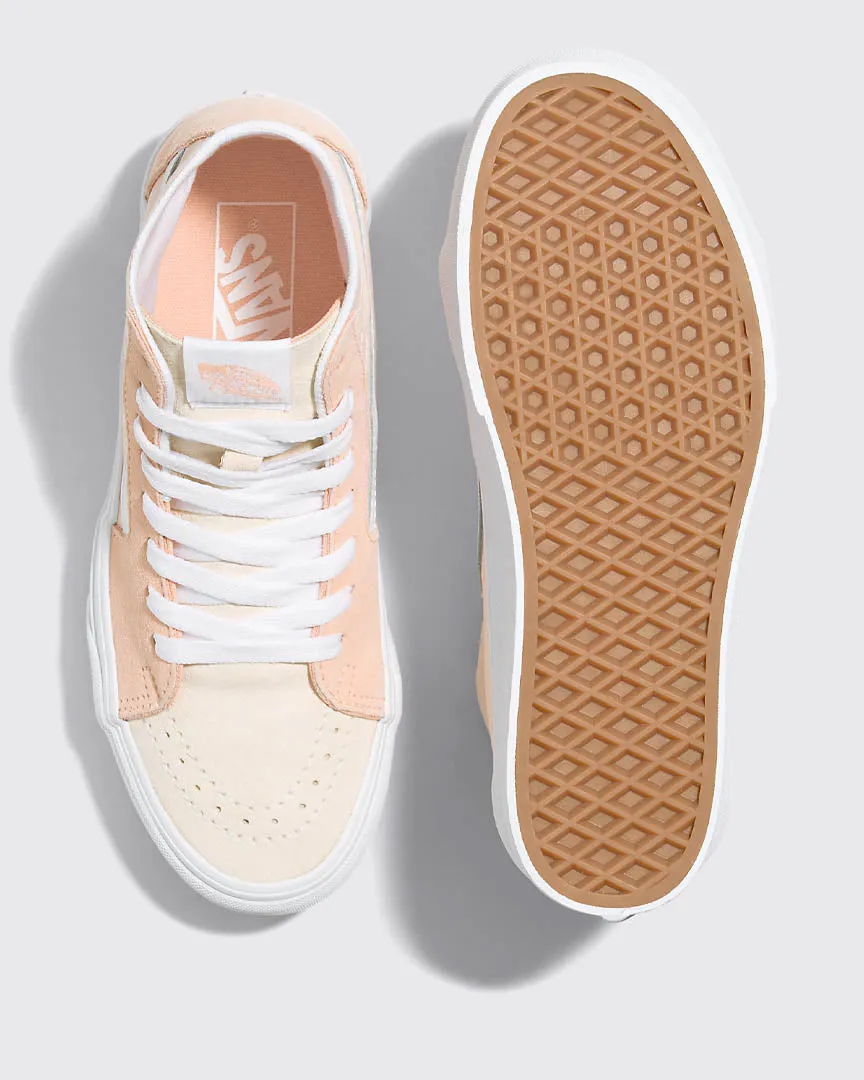 Sk8-Hi Tapered Stackform Shoes - Color Block Peach