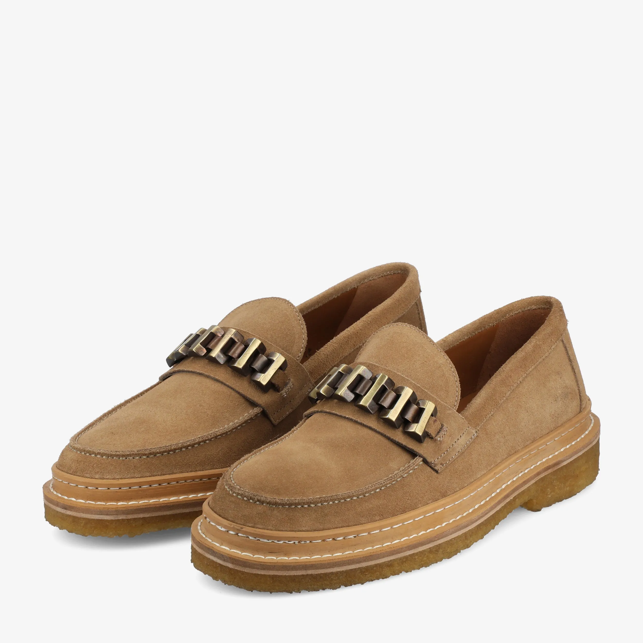 The Verona Loafer in Beige (Last Chance, Final Sale)