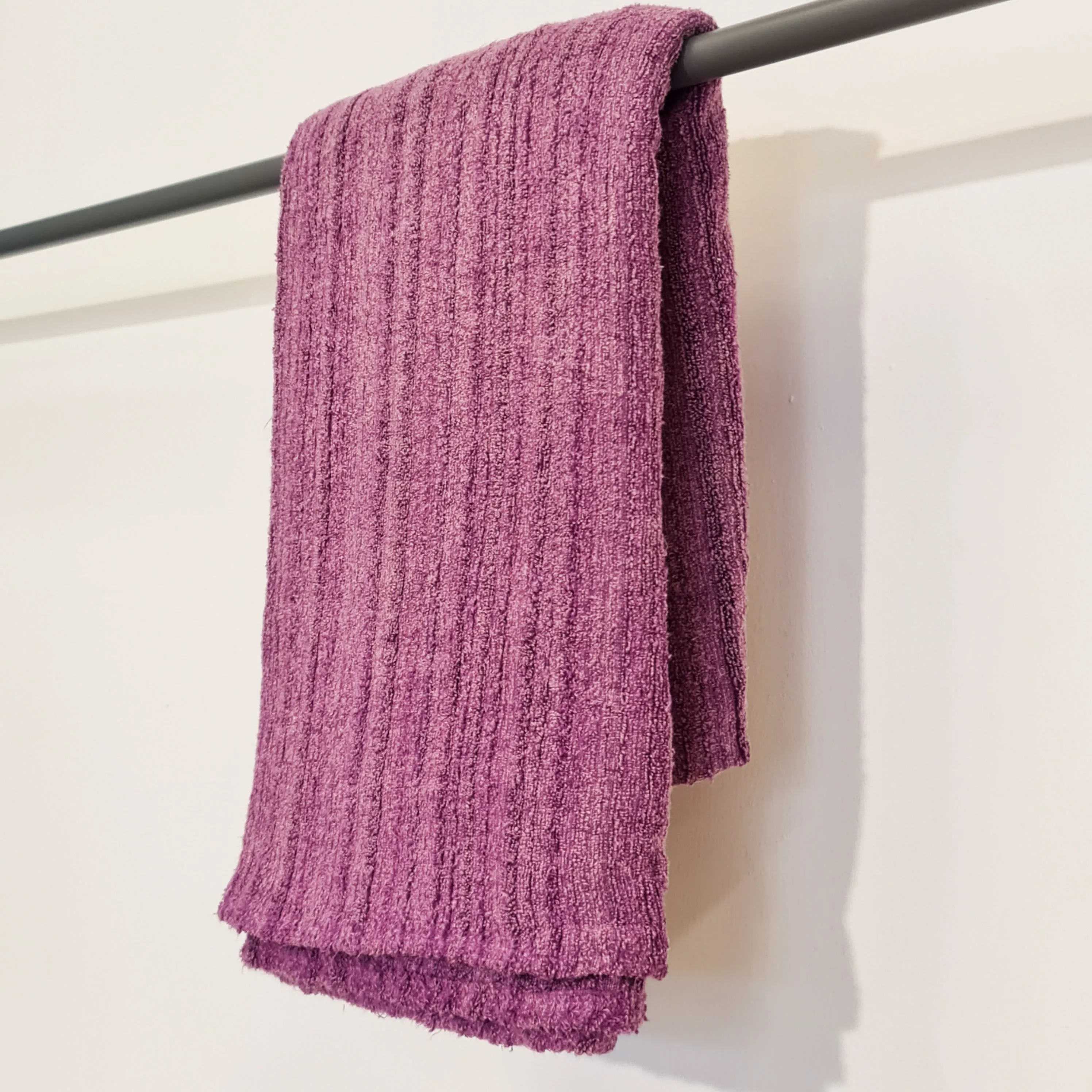 Turkish Terry Linen Bath Towel Purple