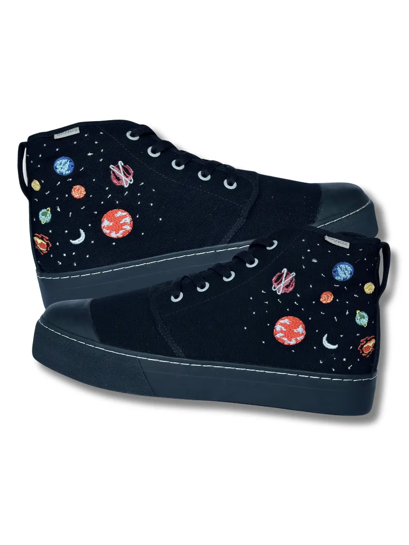 Universe Platform White Stitching High Top