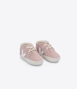 VEJA Baby Canvas Pink/White Shoes