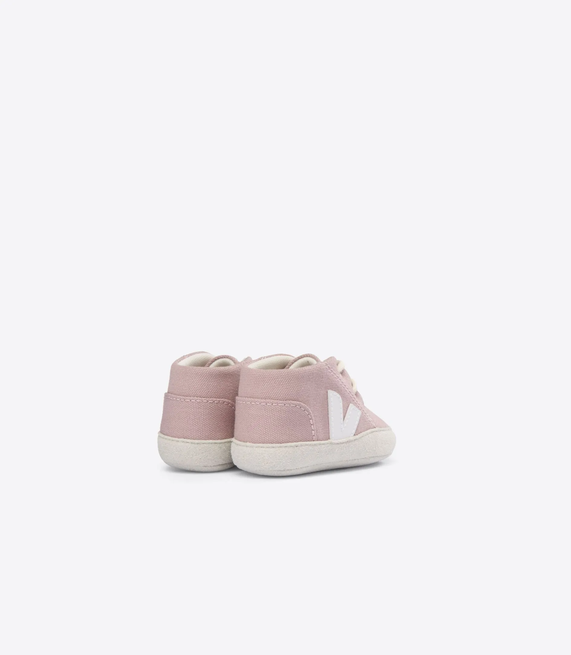 VEJA Baby Canvas Pink/White Shoes