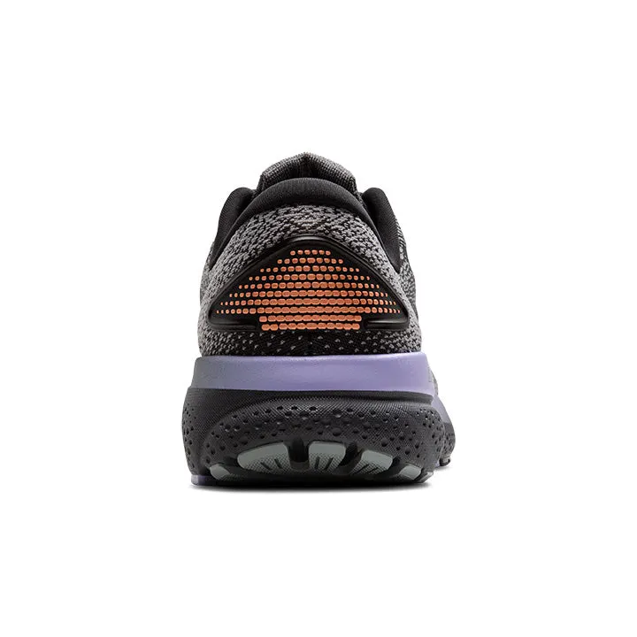 WOMEN'S BROOKS GHOST 16 1204071B093 COLOR:  EBONY/LAVENDER/COPPER